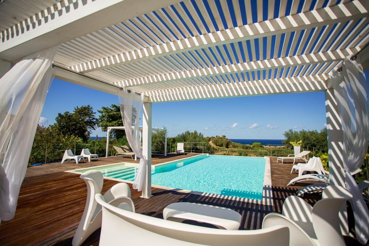 Villa Maria Una Finestra Sul Mare Valderice Bagian luar foto