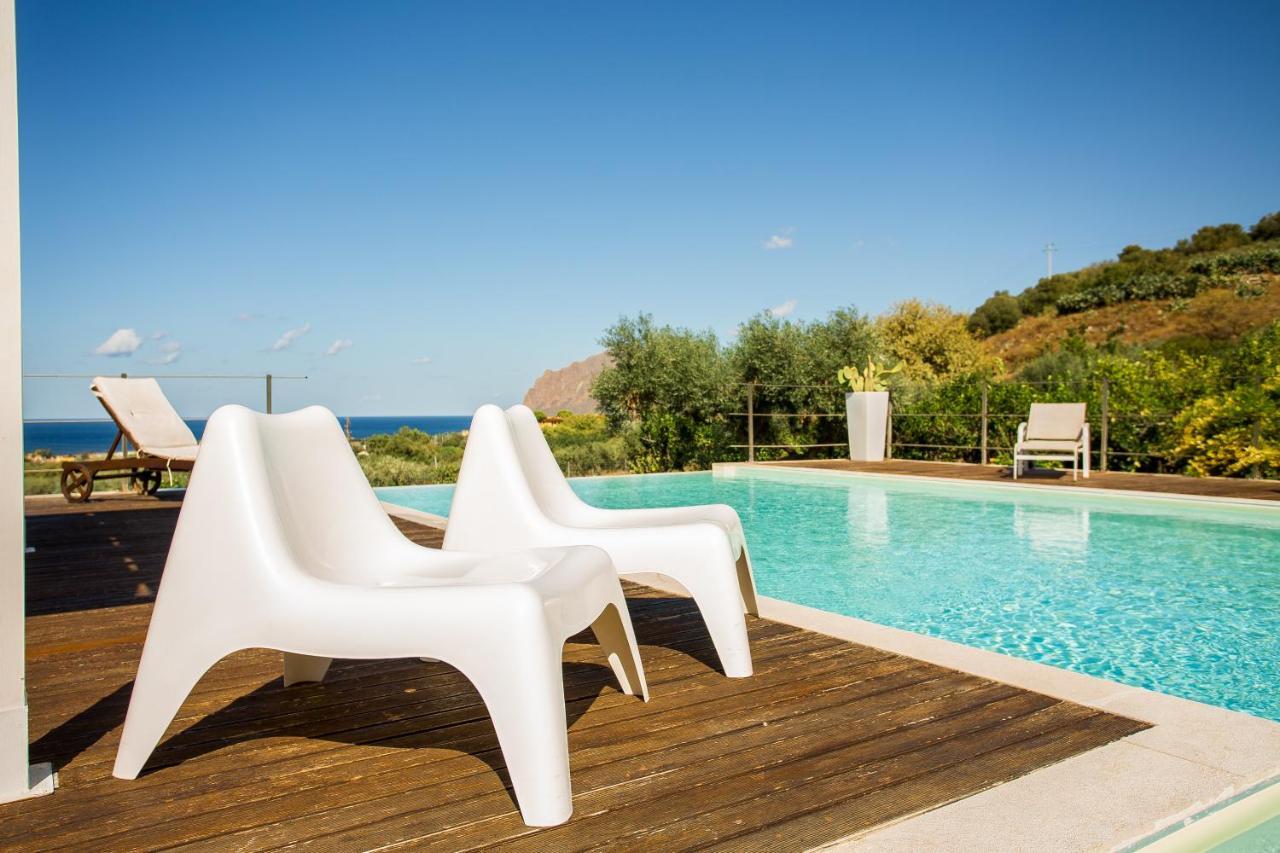Villa Maria Una Finestra Sul Mare Valderice Bagian luar foto