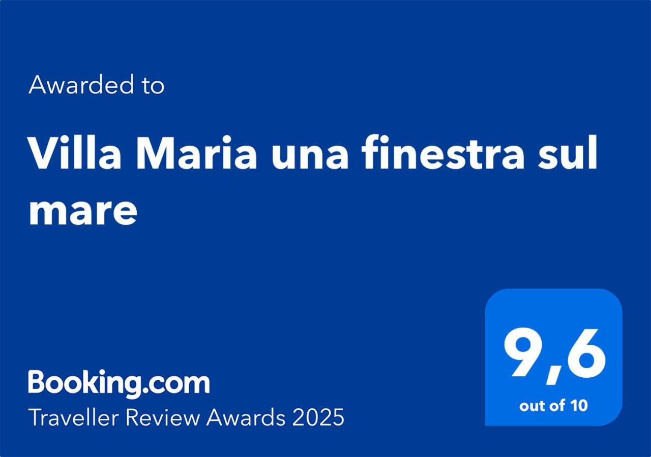 Villa Maria Una Finestra Sul Mare Valderice Bagian luar foto